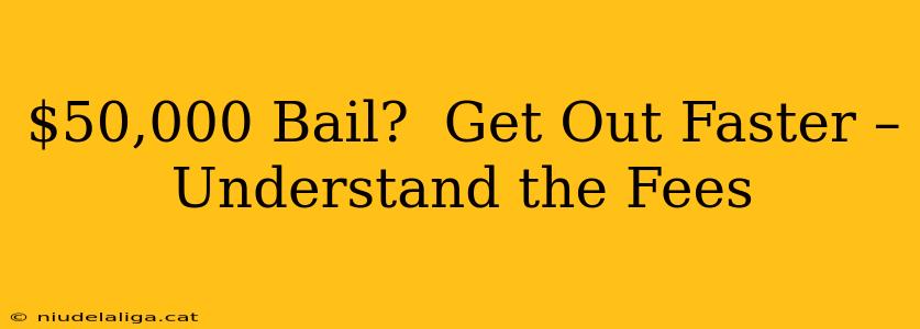 $50,000 Bail?  Get Out Faster – Understand the Fees