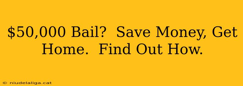 $50,000 Bail?  Save Money, Get Home.  Find Out How.