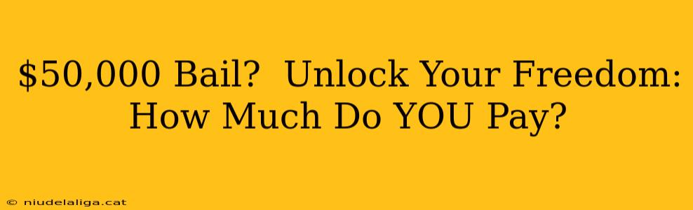 $50,000 Bail?  Unlock Your Freedom: How Much Do YOU Pay?