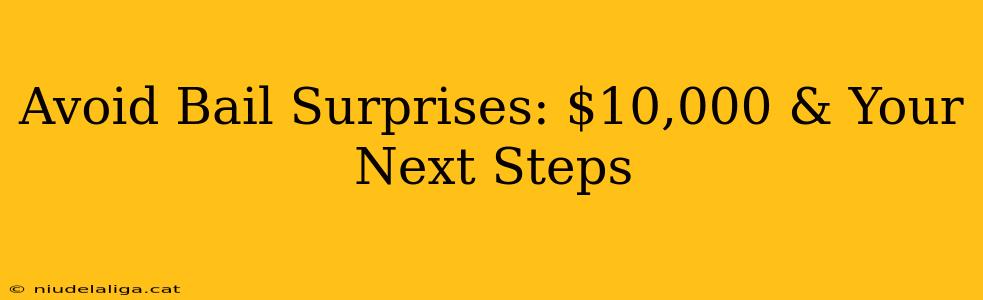 Avoid Bail Surprises: $10,000 & Your Next Steps