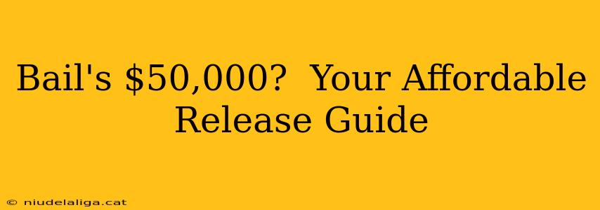 Bail's $50,000?  Your Affordable Release Guide